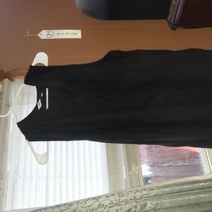 Black plus size women's dress